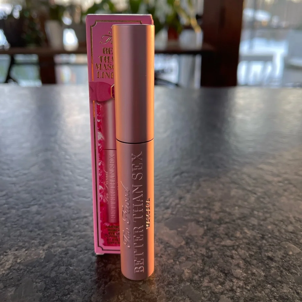 Too Faced Better Than Sex Mascara Original Deep Black = voluminous lashes 🩷